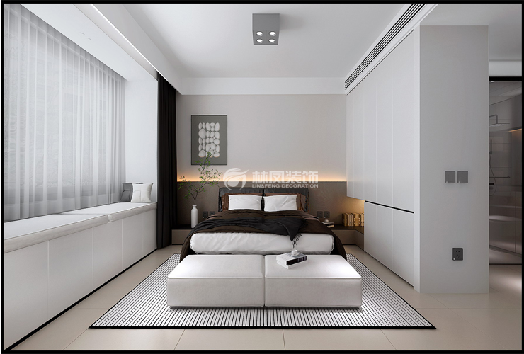 万科·府前壹号-130平-现代奶油-主卧室.jpg