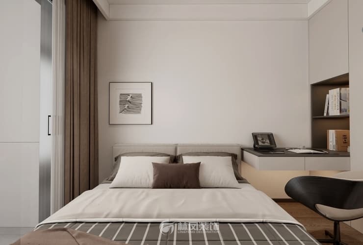 保利公园壹号 124平 现代风格 卧室3.jpg