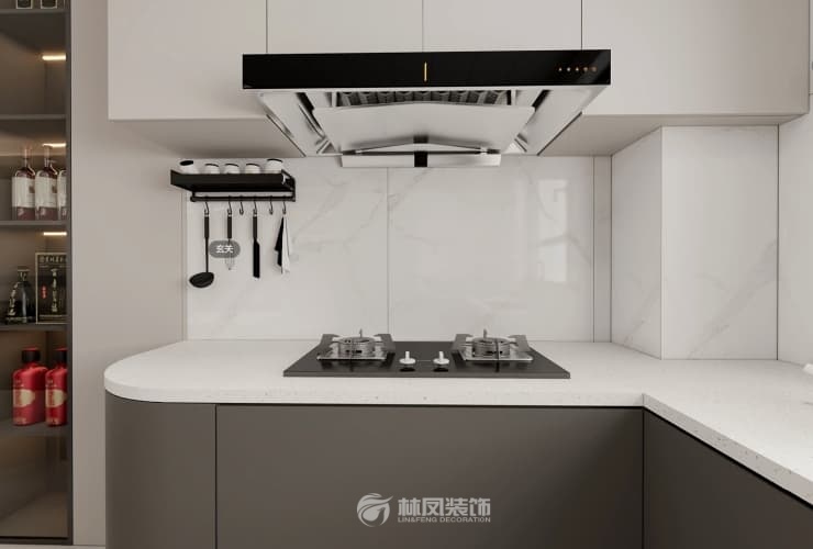 保利公园壹号124平 现代风格 厨房2.jpg