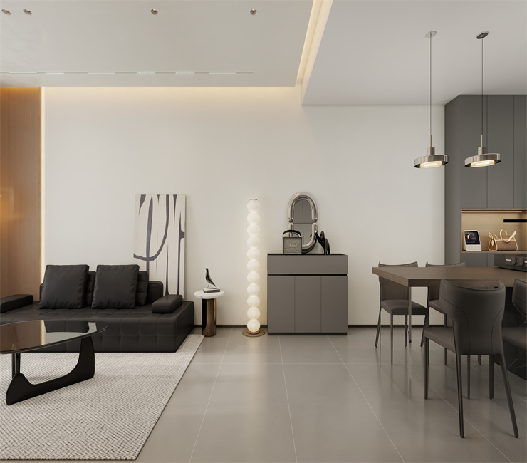 孟凡玉设计-恒大半岛天境-95平米-现代风格-客餐厅 2.jpg