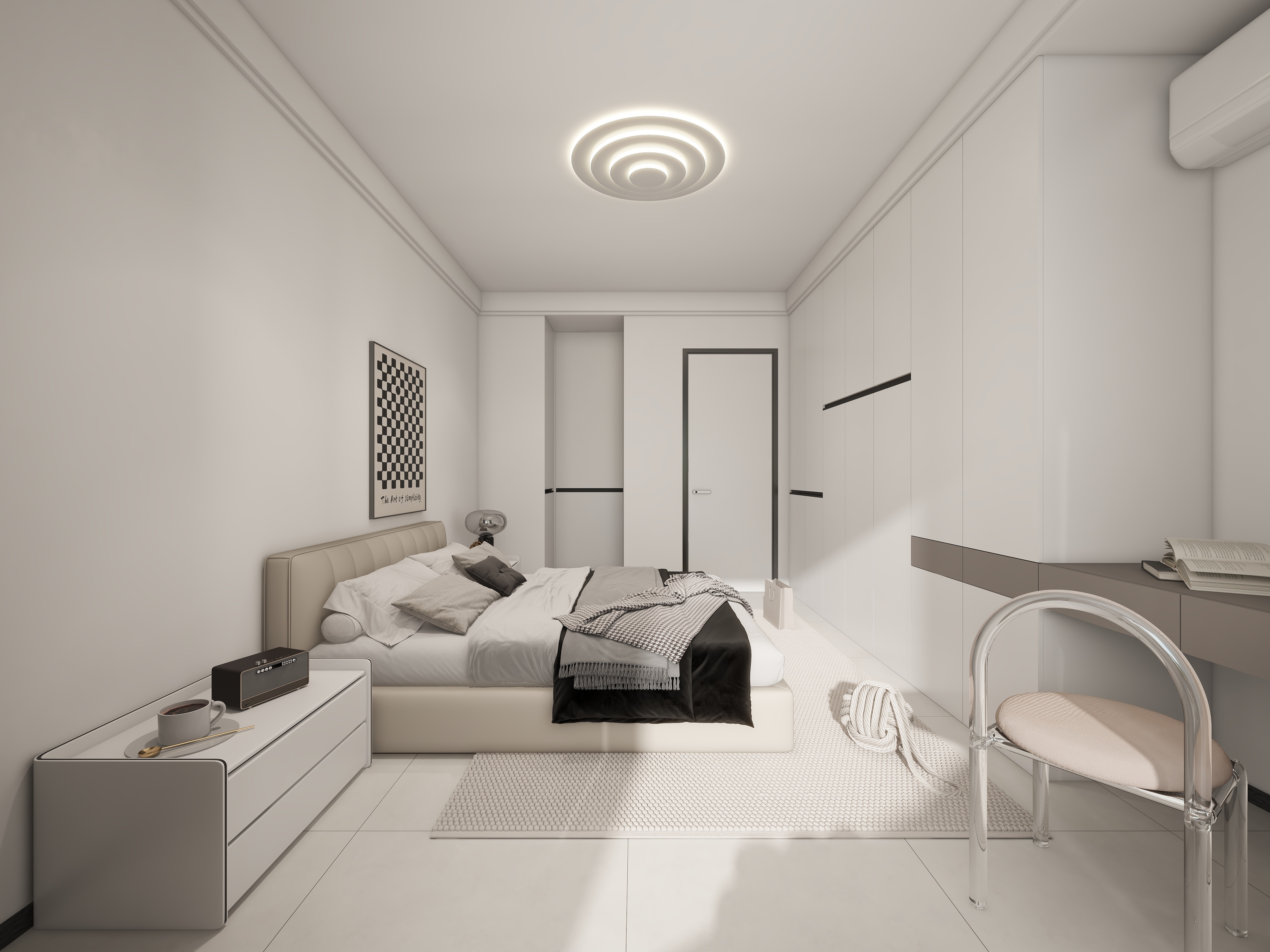 格林生活坊95㎡ 现代风格 主卧.jpg