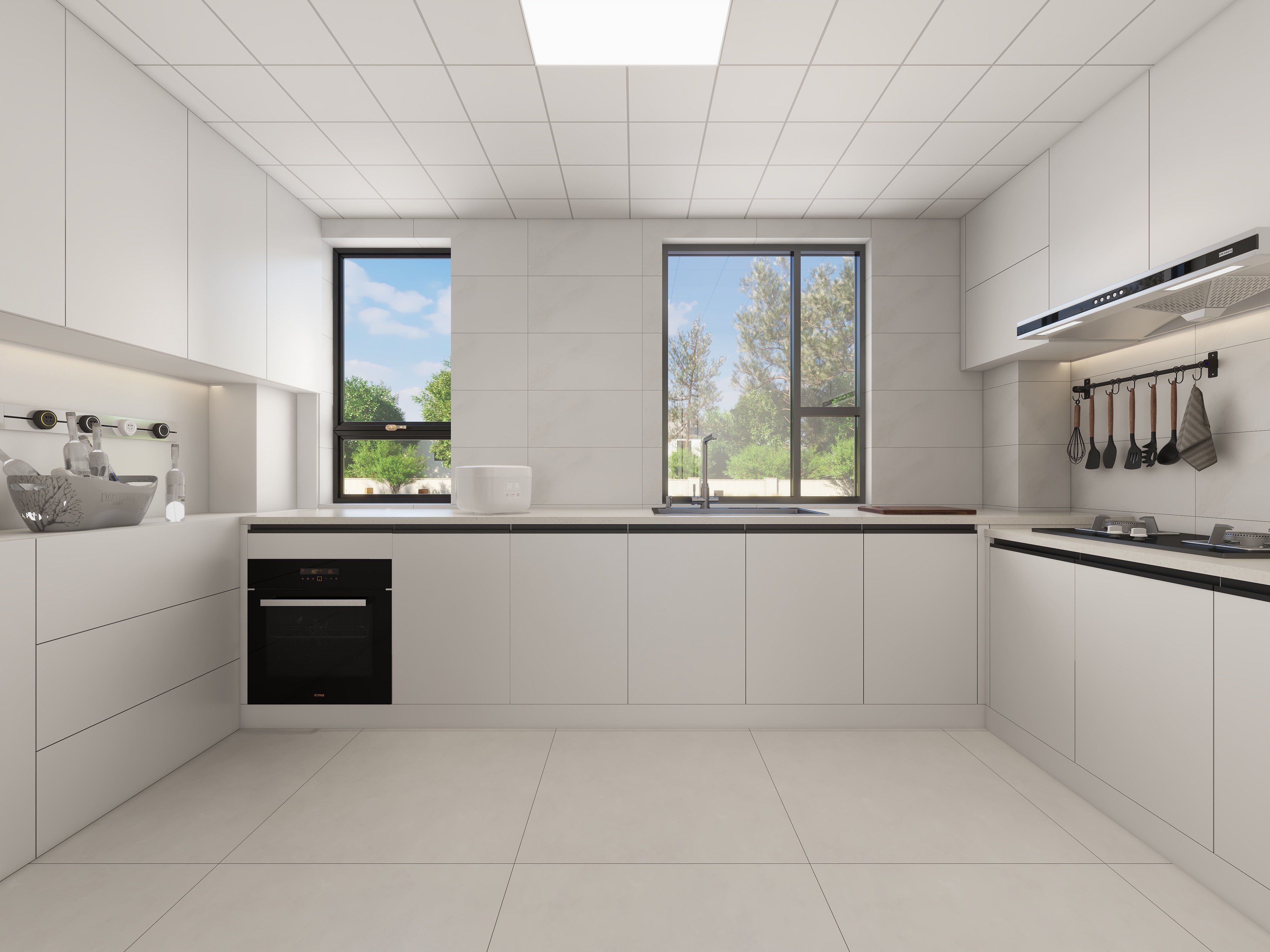 格林生活坊95㎡ 现代风格 厨房.jpg