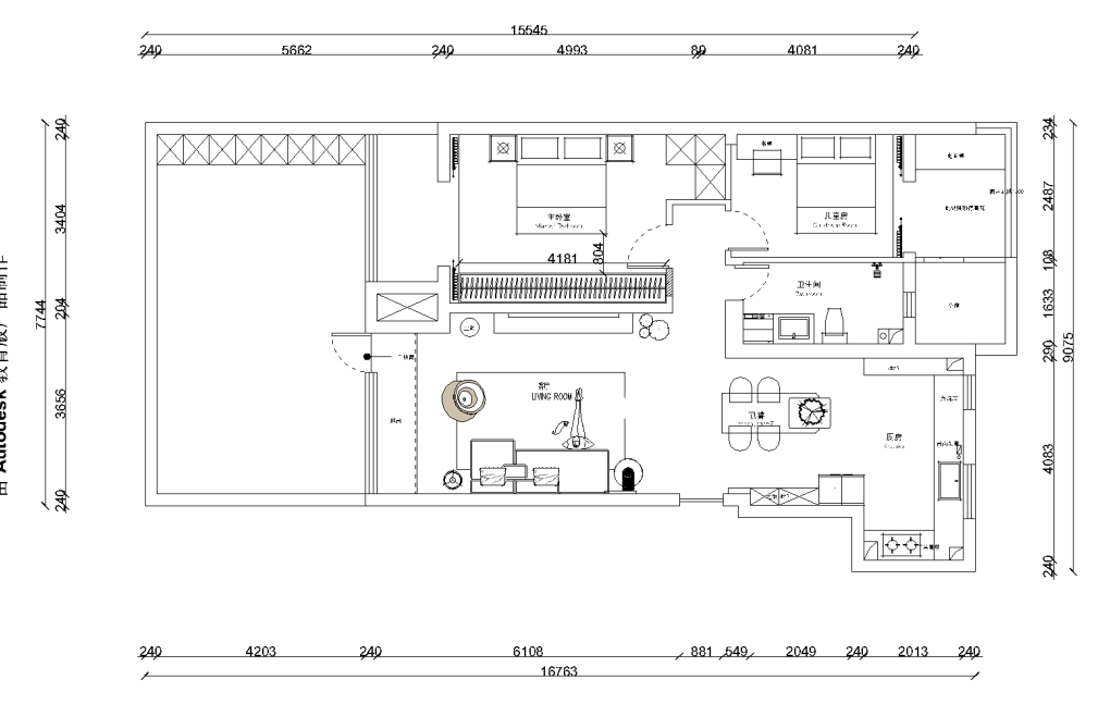 格林生活坊95㎡ 现代风格 平面图.png