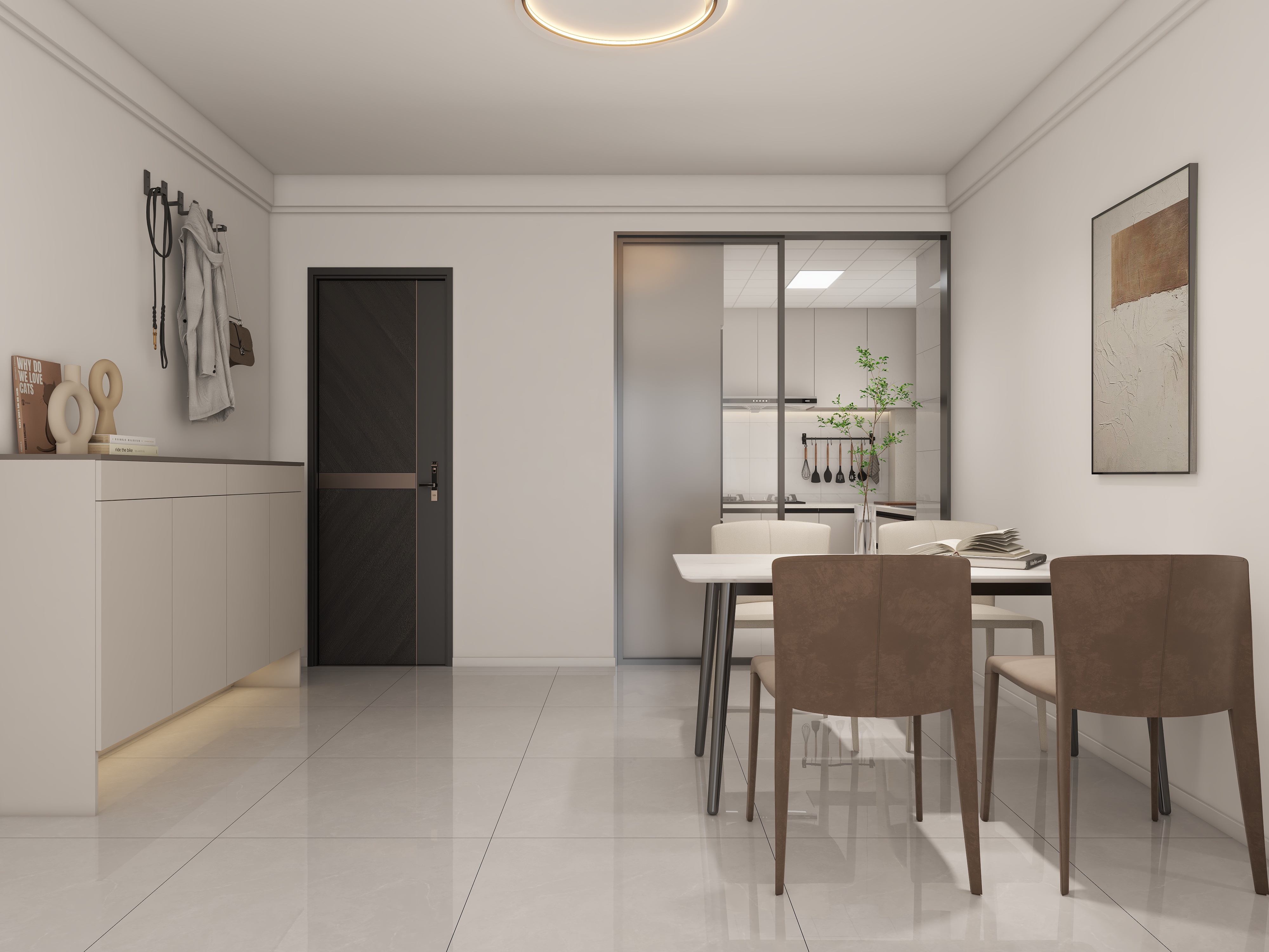 保利茉莉公馆115㎡现代风格-餐厅 .jpg