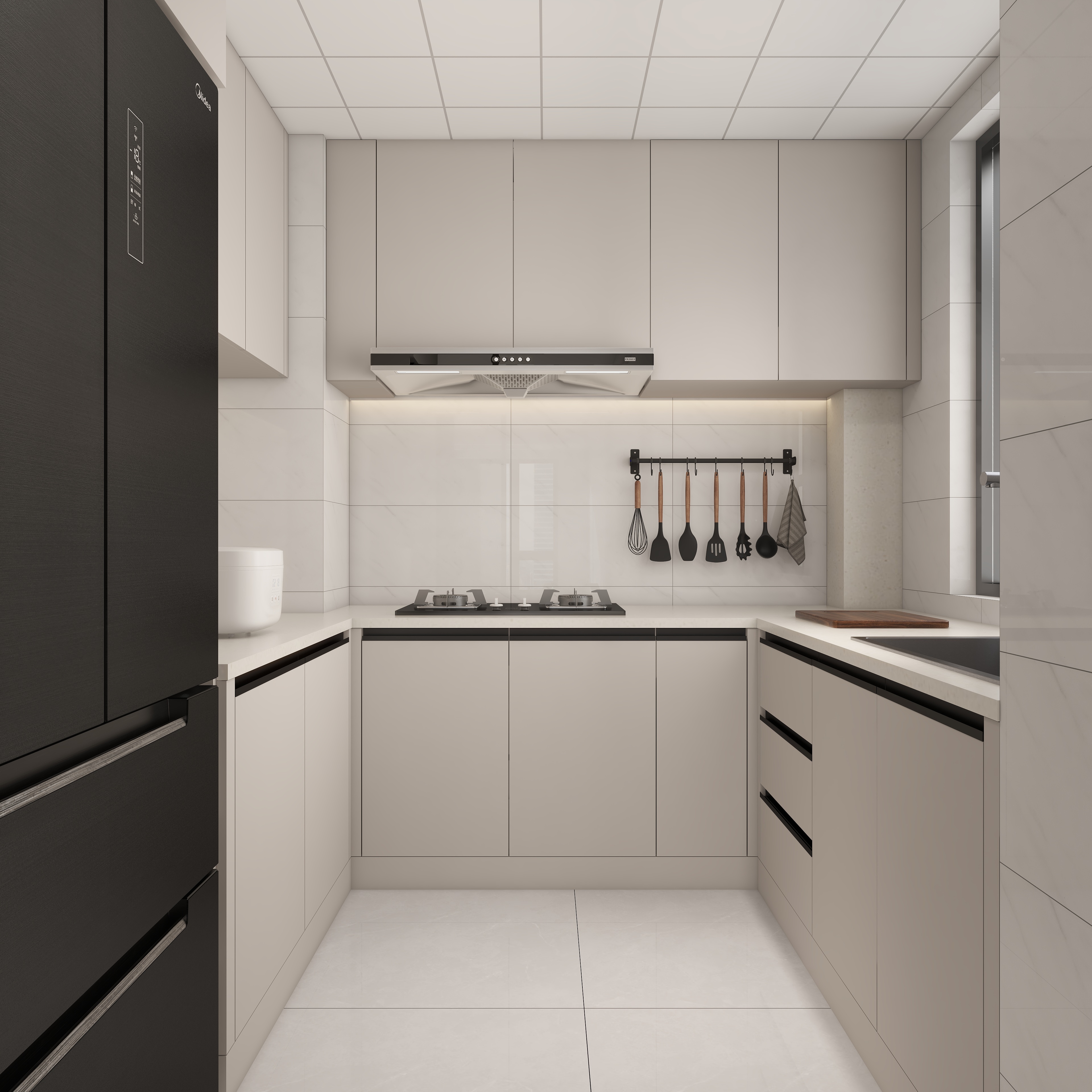 保利茉莉公馆115㎡现代风格-厨房 .jpg