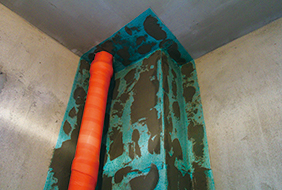 烟道挂网多面一体抗沉抗裂